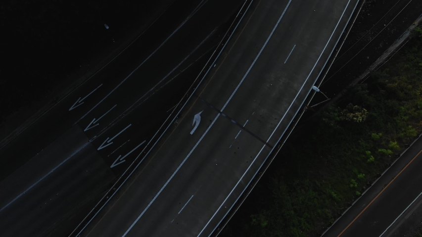 Drone shots of I-5 near Tacoma Washington in 4k.