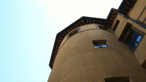 The historic center with the tower of Palazzo Ruspoli, Nemi Roman province