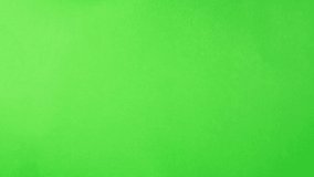 Green screen burning. Black behind, background. Perfect for a nice organic transition.