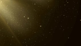 snowfalling, beautiful Gold Floating Dust Particles with Flare on Black Background - Powered by Shutterstock - Get 15% off with code: PIKWIZARD15