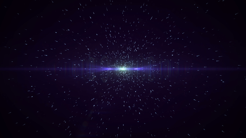 Abstract galaxy background loop. Universe galaxy milky way. black hole concept. Starry bright glowing lights flying extremely fast lightspeed through hyperspace. time travel concept. Science clip 4k. Royalty-Free Stock Footage #1033660523