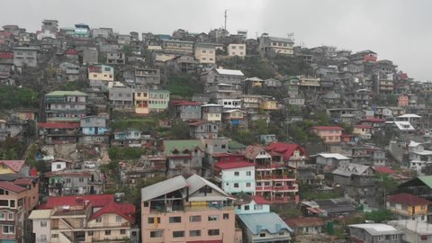BAGUIO CITY,PHILIPPINES:colorful building and house 