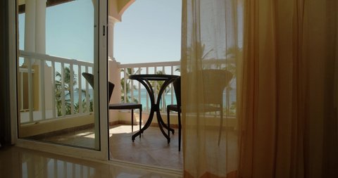 Balcony View, Tropical Beach Resort Hotel Room & Suite