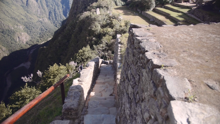 Machu Picchu streets in 4k