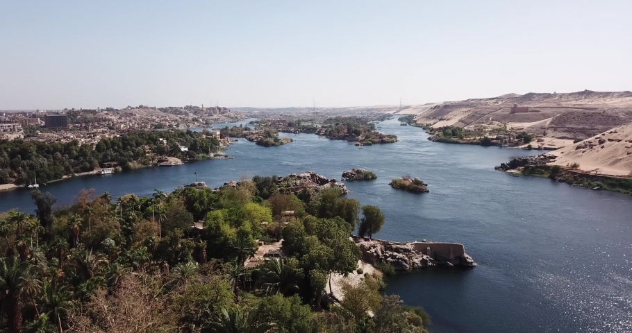 Aerial Drone Shot Over Egypt Stock Footage Video (100% Royalty-free 