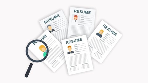 Resume Applicant. Choosing a candidate for a vacant job