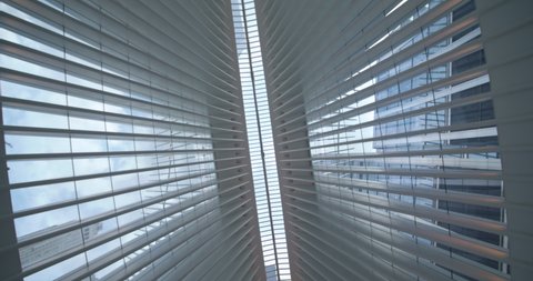 *New York New York United States July 3, 2019.  The Steel Used To Make the Oculus Is So Unique, It Could Only Be Made by Four Firms in the World. Oculus Dove at the World Trade Center.
