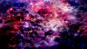 Soft Purple Clouds and Slow Rising Magic Particle Spheres - 4K Seamless Loop Motion Background Animation - Powered by Shutterstock - Get 15% off with code: PIKWIZARD15