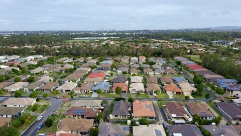 Fitzgibbon Residential Area Drone Shot - Queensland, Australia