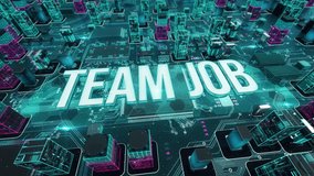 Team Job digital technology hi-tech concept - Powered by Shutterstock - Get 15% off with code: PIKWIZARD15