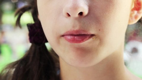 Baby Playful Bubble Saliva In Stock Footage Video 100 Royalty Free 1007857261 Shutterstock