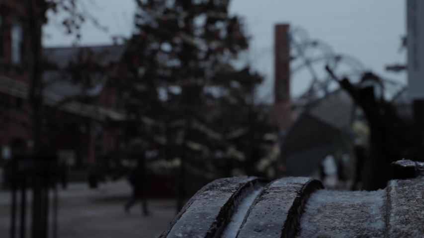 snow falling on object outside Stock Footage Video (100% Royalty-free ...