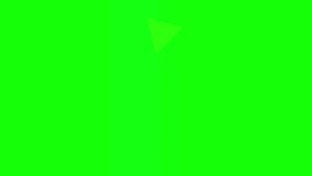 Green background and multiple moving triangles
