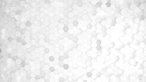 Abstract Honeycomb Background Loop wide angle. Light, minimal, clean, moving hexagonal grid wall with shadows. Loopable - Powered by Shutterstock - Get 15% off with code: PIKWIZARD15