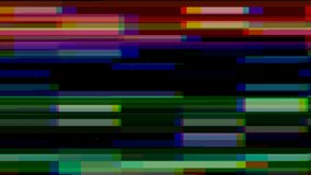 Abstract geometric footage. Flickering fast strips. Visual video effects stripes background, tv screen noise glitch effect.
