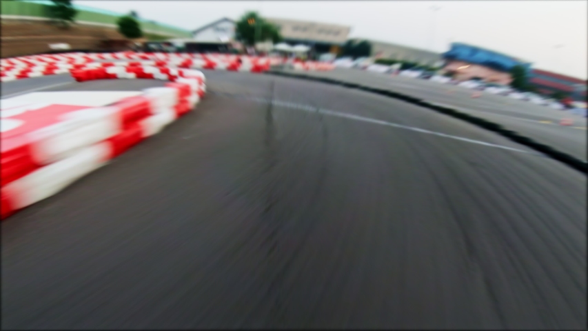 Point of view of outdoor motor track | Shutterstock HD Video #1034062385