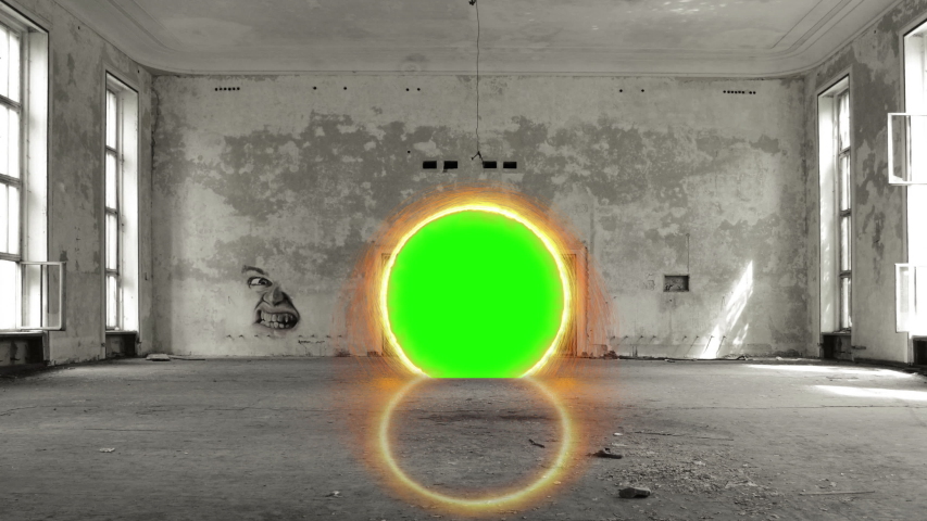 portal effect black screen
