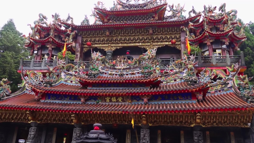 Alishan Shouzhen Temple in Taiwan