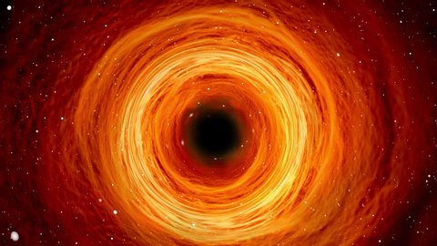Animation of a super massive Black hole in space eating up a Galaxy. Elements of this media furnished by NASA.