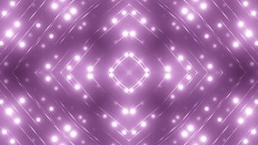 Fractal pink kaleidoscopic background. Background motion with fractal design. Disco spectrum lights concert spot bulb. More sets footage in my portfolio.