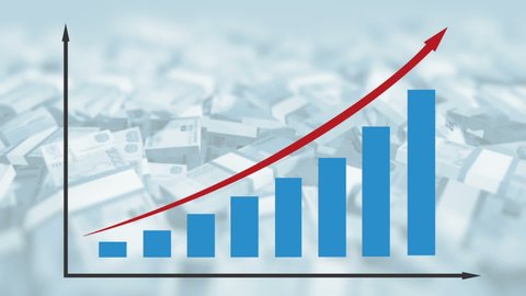 Bar Graph Chart Diagram Animation Stock Footage Video (100% Royalty ...