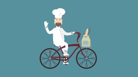 Chef Bike Stock Video Footage 4k And Hd Video Clips Shutterstock