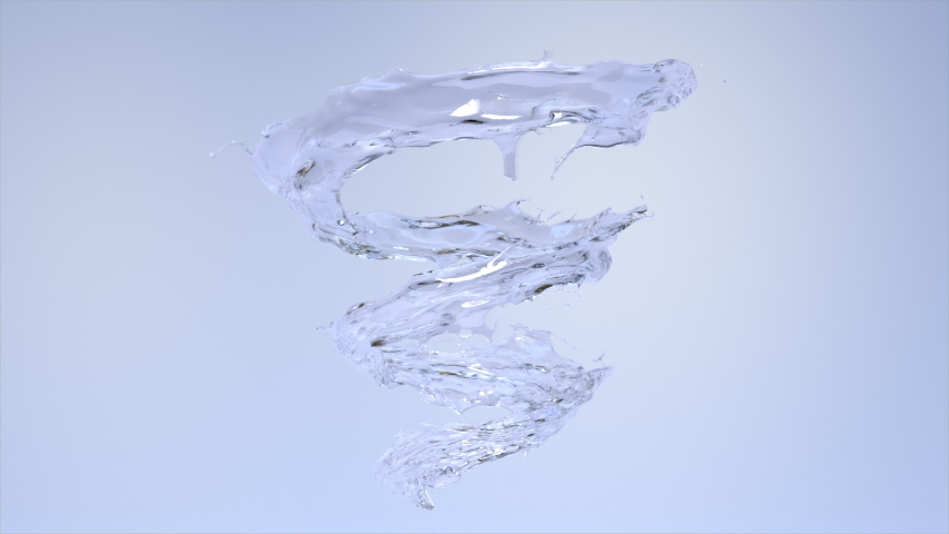 Water spiral look like tornado movement, Water spiral loop, isolated on blue grey background. Alpha channel included in the end of the clip.
 Royalty-Free Stock Footage #1034246558