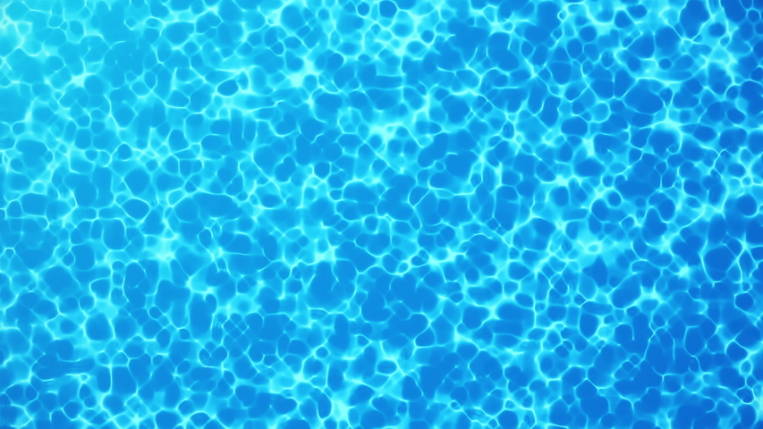 4K Top view of crystal clear water, looped background, natural texture ...