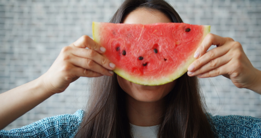 Woman Smashes Watermelon With Breast