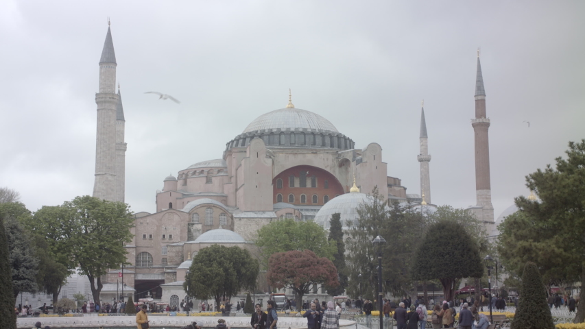 Hagia Sophia, Istanbul, Turkey - 15 Apr 2019 | Shutterstock HD Video #1034434271