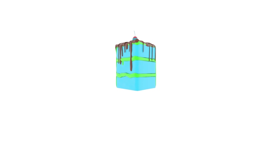 Cake Moves Alpha Matte 3D CGI VFX Animation