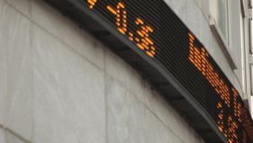 London Financial District Canary Wharf stock price ticker CU 3 - Powered by Shutterstock - Get 15% off with code: PIKWIZARD15