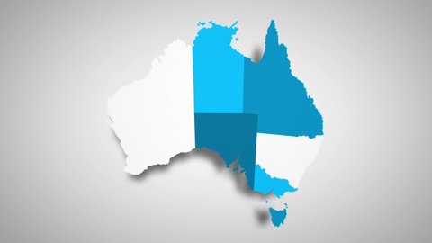 Map Australia States Stock Video Footage - 4K And Hd Video Clips | Shutterstock