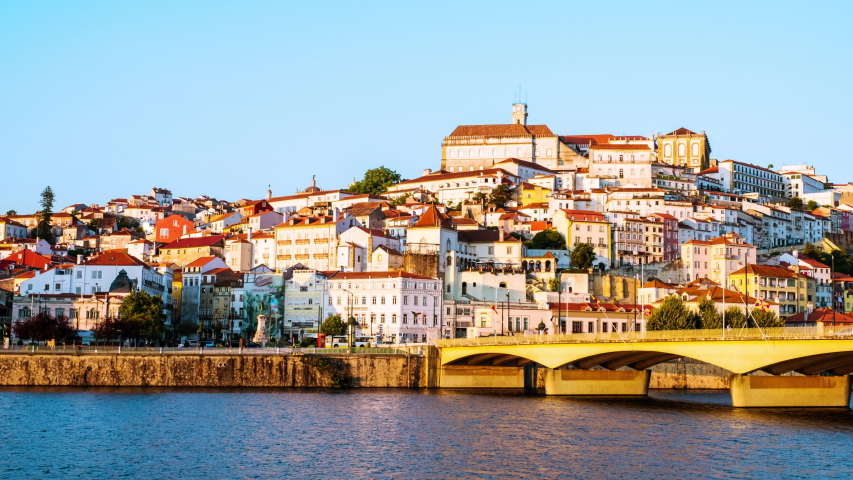 Coimbra Portugal View Of Coimbra Stock Footage Video 100 Royalty Free Shutterstock