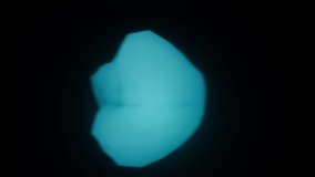 4K video clip of a lively deep underwater floating blob, can also be used in void or space like environment. 