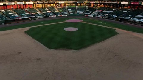 上から見た野球場のイラスト のベクター画像素材 ロイヤリティフリー Shutterstock