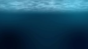 Blue Underwater Video Background Animation
