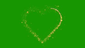 Gold Sparkles On Green Background Loop Free Motion Graphics Backgrounds Download Clips Holidays