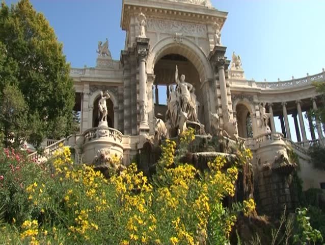 Palais longchamp building in Marseille