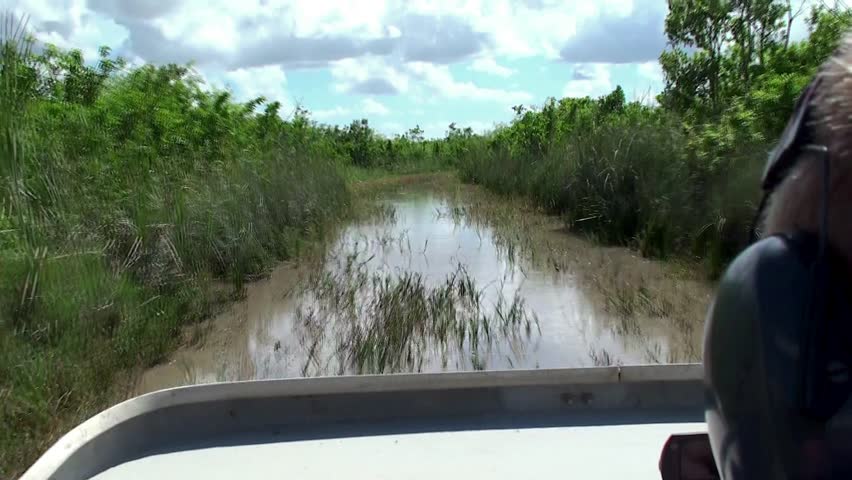 Airboat Tour across the “River of Grass” in Everglades NP.
