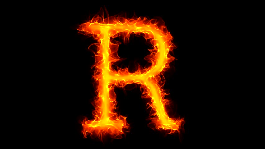 Letter R On Fire : vidéos de stock (100 % libres de droit) 1034806 ...