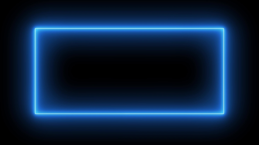 abstract neon led square border futuristic Stock Footage Video (100% ...