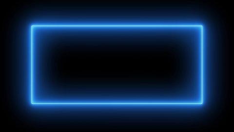 Abstract Neon Led Square Border Stock Footage Video 100 Royalty Free 1034864576 Shutterstock