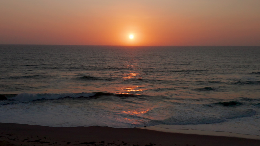 Sunset Angola, drone footage 4K