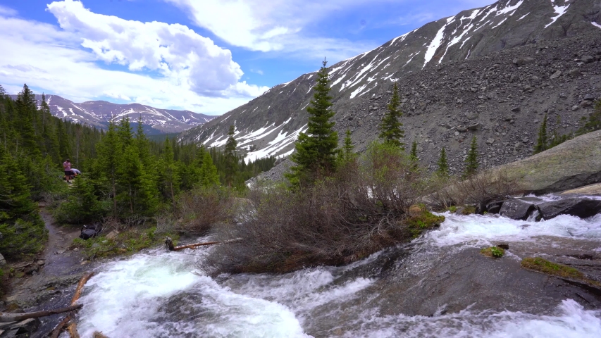 Ouzel Falls waterfall