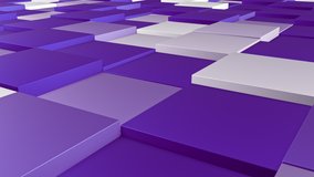 Square pattern hopping, 4k background, cg animation stock loop video, 