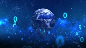 Binary code globe.Digital Earth.Information globe - Powered by Shutterstock - Get 15% off with code: PIKWIZARD15