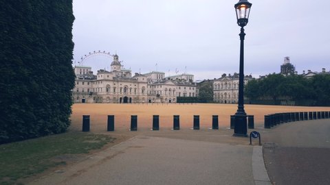 Horse Guards Parade  is a large parade ground off Whitehall in central London