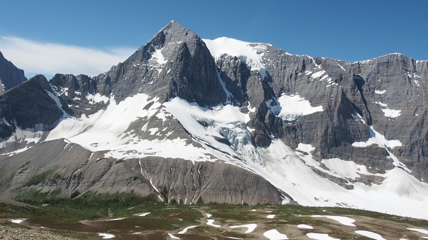 Tumbling Pass with Mount Gray in the background at Kootenay National Park British Columbia Canada