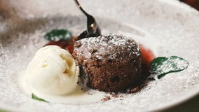 Dessert. Dessert with little ice cream and ice cream. - Powered by Shutterstock - Get 15% off with code: PIKWIZARD15